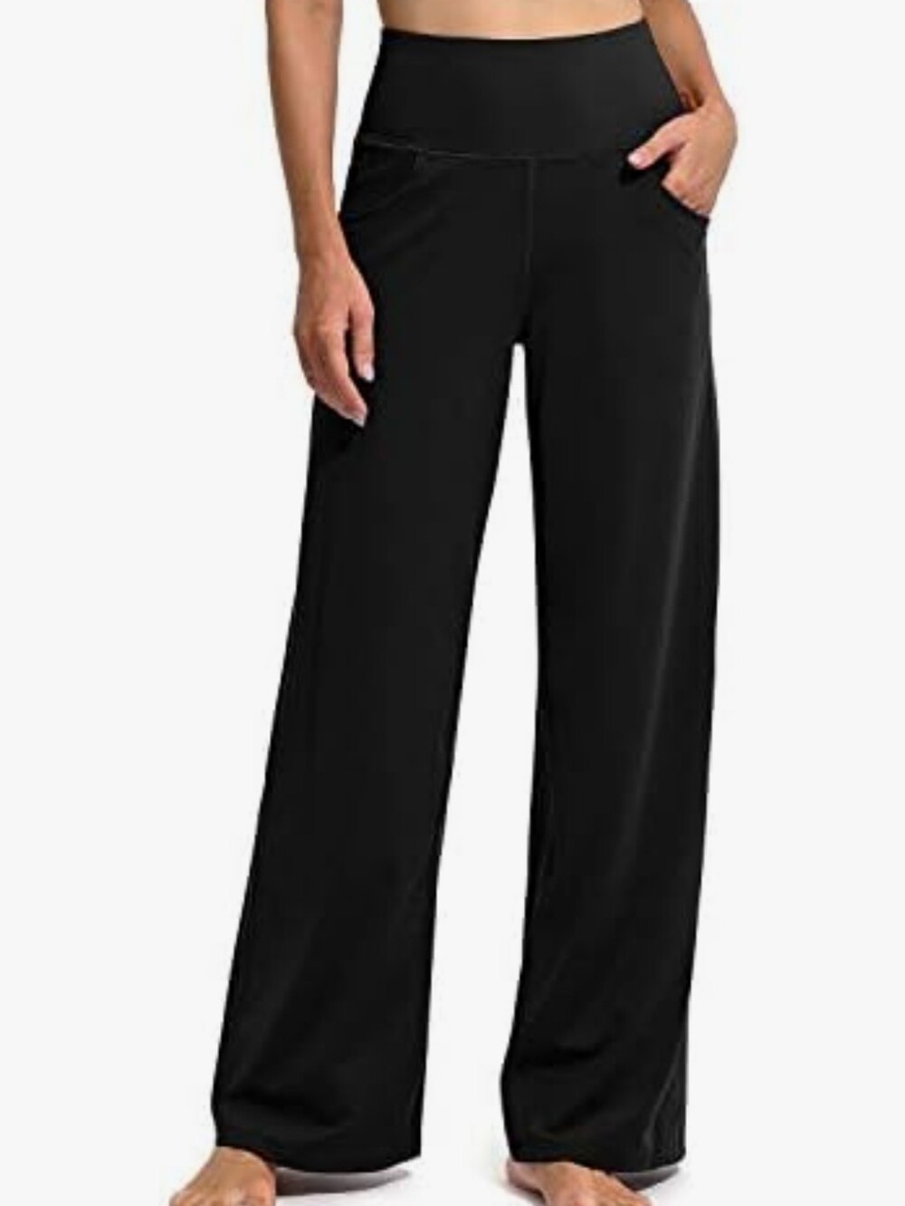 Promover Women's Wide Leg Yoga Pants Activewear Leggings Trousers Size L